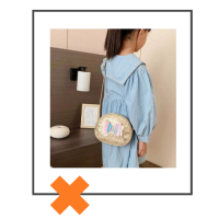 Gouden paillettentasje met strik